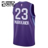 Dres Utah Jazz Lauri Markkanen Nike 2024-25 City Edition Ljubičasta Swingman - Dječji